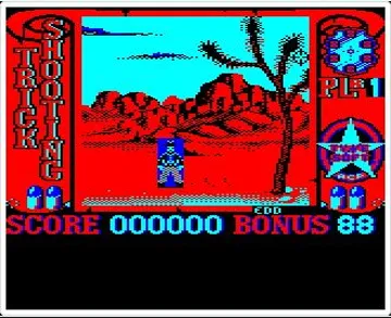 Buffalo Bill's Wild West Show (1989)(Adventure Soft U.K. Ltd.) screen shot game playing